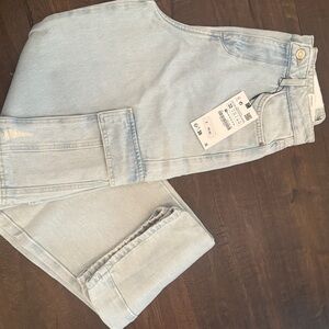 Light Blue Cargo Jeans